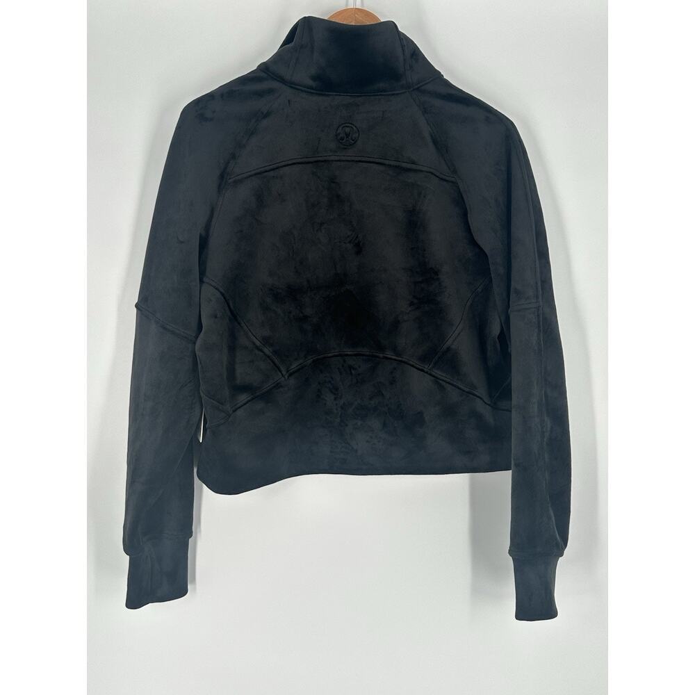 Lululemon Scuba Oversized Half Zip Funnel Neck Velvet Black Size XS/S NWT - Picture 6 of 6